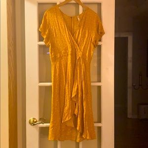 Yellow floral sundress